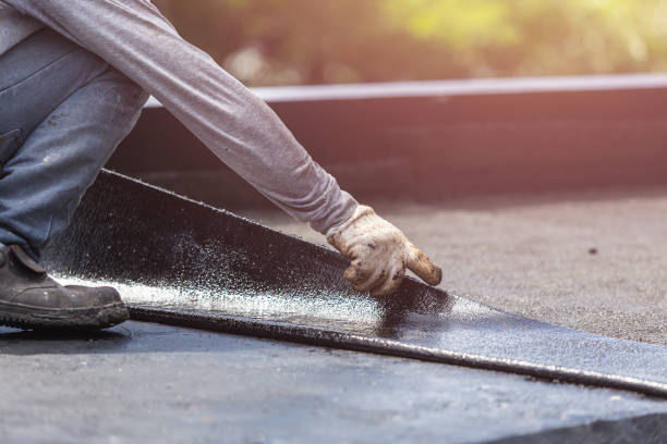Professional Crawl Space Encapsulation technician working in Tallmadge, OH